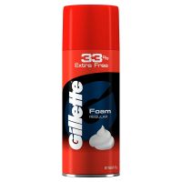 Gillette Classic Regular Pre Shave Foam, 418g with 33% Extra Free- Amazon