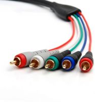 BlueRigger RCA Component Video and Audio Cable (6 Feet / 1.8 Meters) 1.8 m RCA Audio Video Cable  (Compatible with Blu-ray player, DVD player, TVs, Projectors, Black)- Flipkart
