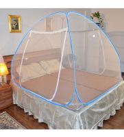 Cotton and Polyester  Double Bed Foldable Mosquito Nets by Kawachi- Pepperfry
