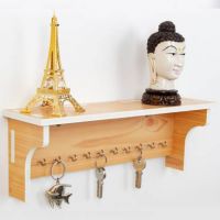 Wora Key Holders And Racks Multipurpose Particle Board Wall Shelf  (Number of Shelves - 1, Beige)- Flipkart
