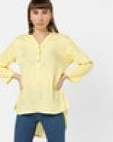 [Size XS, S] Custard Yellow Kurtas- Ajio