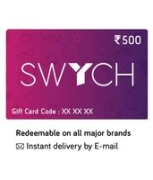 10% instant discount with SBI card on Swych gift cards on Snapdeal