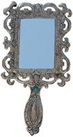 Handicrafts Paradise Hand Mirror in Metal- Amazon