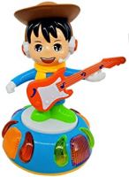 Ziyan Guitar Boy with Music Flashing Lights and Spinning Action- Amazon