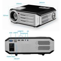 Play LED 1080p Android Projector 5500 Lumens, HDMI, USB, PC, TV, Multimedia Video Projectors Beamer- Amazon