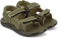 [Size 2C, 3C] Bubblegummers Boys Velcro Sports Sandals  (Dark Green)- Flipkart