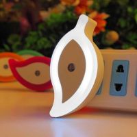 WORA Night Lamps Leaf Shape Nature Love Kids Room Light Sensor LED Night Lamp  (9.5 cm, White)- Flipkart