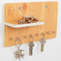 Wora Key Holders And Racks Multipurpose Particle Board Wall Shelf  (Number of Shelves - 1, Beige)- Flipkart