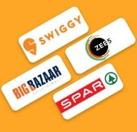 [3PM - 9PM] Flat 7% Off on Big Bazaar, Swiggy, Zee5 Gift Cards- Amazon