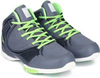 [Size 8, 9] Lee Cooper Basketball Shoes For Men  (Green, Grey)- Flipkart