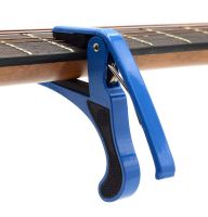 Juarez JRZ250 One Handed Trigger Guitar Metal Capo Quick Change For Ukulele, Electric And Acoustic Guitars, Blue- Amazon