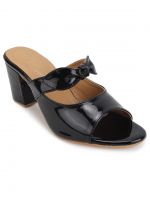 Lovely Chick Women Black Solid Pumps- Myntra