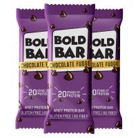 Boldfit High Protein Bars, 20g Protein, No Artificial Sweeteners, Gluten Free, 6g Fiber GMO Free*, 2.1 oz bar (Pack of 9)- Amazon