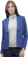 [Size L, XL] ether Solid Single Breasted Casual Women Blazer  (Blue)- Flipkart