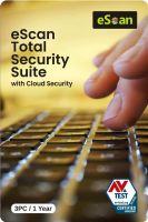 eScan Total Security 3 User 1 Year with Cloud Security (Activation Key Card) (Activation Key Card)- Amazon