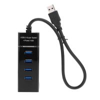 Pruthvik High Speed 4 Port USB HUB SuperSpeed 3.0 Portable Mini-Hub - Bus Powered - For Pendrive, Mouse, Keyboards, Camera, Mobile, Desktop, Tablet, PC, Laptop, TV Digital Cameras, Black- Amazon