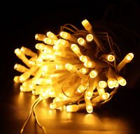 MPROW 11 Meter 30 LED Decorative Golden Still Led String Light | 36 Feet Single Colour Diwali Still Led Ladi String Light For Home Decor, Christmas, Diwali and Festive Decoration (Warm White)- Amazon