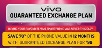 Pay Rs.99 With Purchase of Vivo Mobile & Get 70% Cashback When You Exchange Mobile In 9-12 Month- Amazon