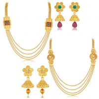 Sukkhi Jewellery Sets For Women (Golden) (407CB2000)- Amazon