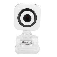 Quantum QHM495B 360 Degree Rotation PC HD Camera, with Built-in Microphone, USB Computer Camera Laptop Desktop Webcams, Drive-Free Streaming Web Camera, For Video Calling,Video Conferencing, (White)- Amazon