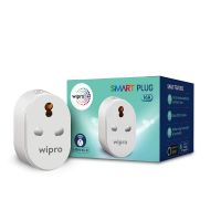 Wipro 16A smart plug with Energy monitoring- Suitable For large appliances like Gysers, microwave ovens, Air Conditioners (Works with Alexa and Google Assistant)- White- Amazon