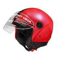 Jmd Helmets Grand Open Face Red Color Helmet (M) Size)- Amazon
