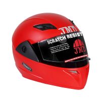 Jmd Helmets Trusty Full Face Helmet (L) Red Color- Amazon