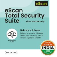 eScan 1 User 3 Year Total Security Suite with Cloud Security (Email Delivery - No CD)- Amazon