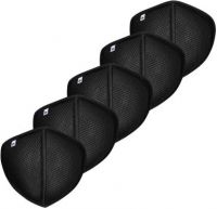 Impulse Washable Reusable Outdoor Protection Face Mask For germ protection I 4 layer face mask with respirator I Anti virus, Anti Pollution, Anti Dust I95 PO5 Reusable, Washable  (Black, L, Pack of 5)- Flipkart