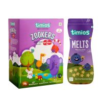 Timios Blueberry Melts - Cherry Bits Zookers | Healthy & Natural Baby Food Products | Pack of 2- Amazon