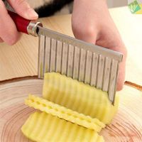 OLEANDER Vegetable Salad Chopping Knife Crinkle Cutters, Crinkle Cutting Tool French Fry Slicer Stainless Steel Blade Potato Cutter, Designer Knife- Amazon