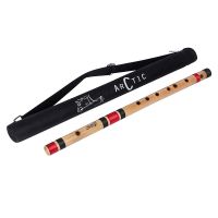 ARCTIC AR-RFL-C Flutes Anandi C Natural Bamboo Right Hand Flute/Bansuri Size 19 inches with Bag- Amazon