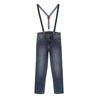 [Size 2, 7] STOP by Shoppers Boys 5 Pocket Distressed Jeans with Suspenders- Amazon