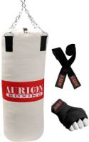 Aurion Unfilled Punch Bag Set 2 Feet Boxing Kit With Hand wrap Boxing Kit- Flipkart