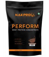 [LD] Nakpro PERFORM Whey Protein Supplement Powder - Chocolate (1 kg - 30 Servings)- Amazon