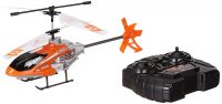 Jack Royal 2D/2.5D Transmitter Remote Control Velocity Flying Helicopter with Unbreakable Blades, Infrared Sensors & Light (Blue)- Amazon