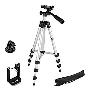 Teconica Tripod 3111 Portable & Foldable Mobile Camera Tripod with Mobile Clip Holder- Amazon