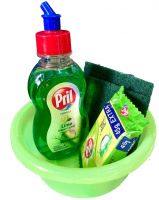 Prill Limited Time Offer Pack. 225 Ml Liquid + 1 Prill Bar + 2 Green Scrubs +1 Bowl- Amazon