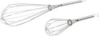 Amazon Brand - Solimo Stainless Steel Set of 2 Whisks- Amazon
