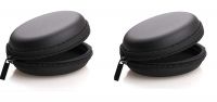 Zither Set of 2, Round Earphone/Mobile Accessories case, Earphone case Pouch/Earphone Carrying case (2 Carry Case)- Amazon