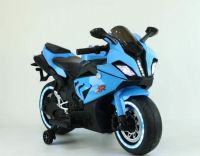 Brunte Turbo Battery Operated Sports Bike Red Blue with Light and Sound- Amazon