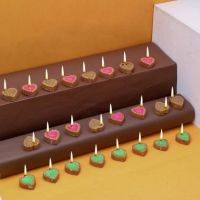 Anil Rakhi with Wax:Cotton wicks Terracotta (Pack of 24) Table Diya Set  (Height: 0.5 inch)- Flipkart