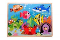 Vibgyor Vibes MDF Wooden Early Age Matching Jigsaw Puzzle For Kids with Knobs (Multicolor)- Amazon