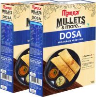 Manna Instant Multigrain Millet Dosa Ready Mix | Dosa Batter | 360g (180g x 2 Packs) Serves 8 | Made with Foxtail Millet, Little Millet & Kodo Millet- Amazon
