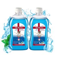 Tri-Activ Disinfectant Liquid For Multipurpose use For Personal Hygiene and Home Cleaning 500ml Cool Menthol, Blue, 2 count- Amazon