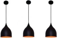 Brightlyt Single Head Vintage Black aluminium Hanging Light Industrial Retro Country , Dining Hall Restaurant Bar Cafe Lighting_Pack of 3 Pcs Pendants Ceiling Lamp- Flipkart