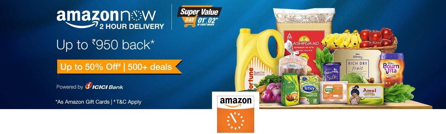 HouseHold Supplies upto 50% off + Upto Rs. 950 Cashback as Amazon GC