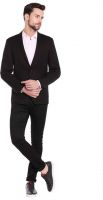 [Size 50, 52] JACK & JONES Polka Print Single Breasted Casual Men Blazer  (Black)- Flipkart