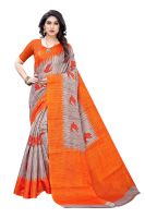 Oomph! Women’s Art Silk Sarees Printed Art Silk Sarees- Amazon