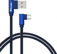 Hitage WB668TCBE 1.2 m USB Type C Cable  (Compatible with Power Bank, Mobile, Blue, One Cable)- Flipkart